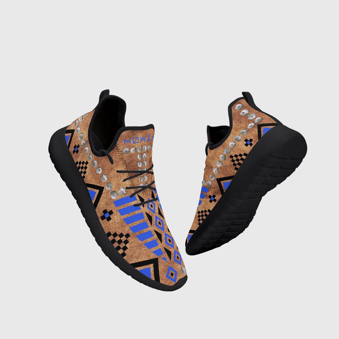 tan*indigenous*native*american*customizable*shoes*men