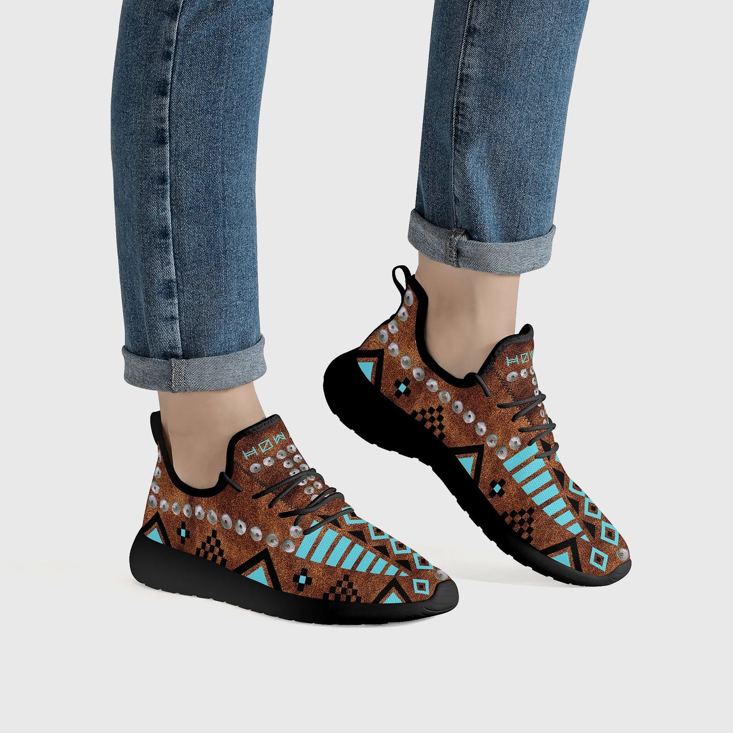 brown*indigenous*native*american*customizable*shoes*men