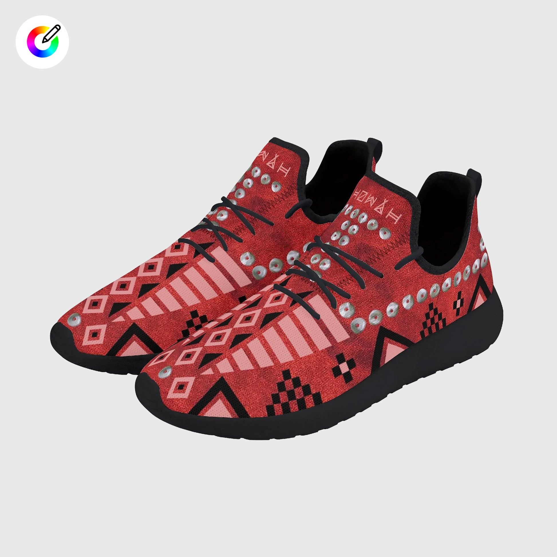 red*indigenous*native*american*customizable*shoes*men