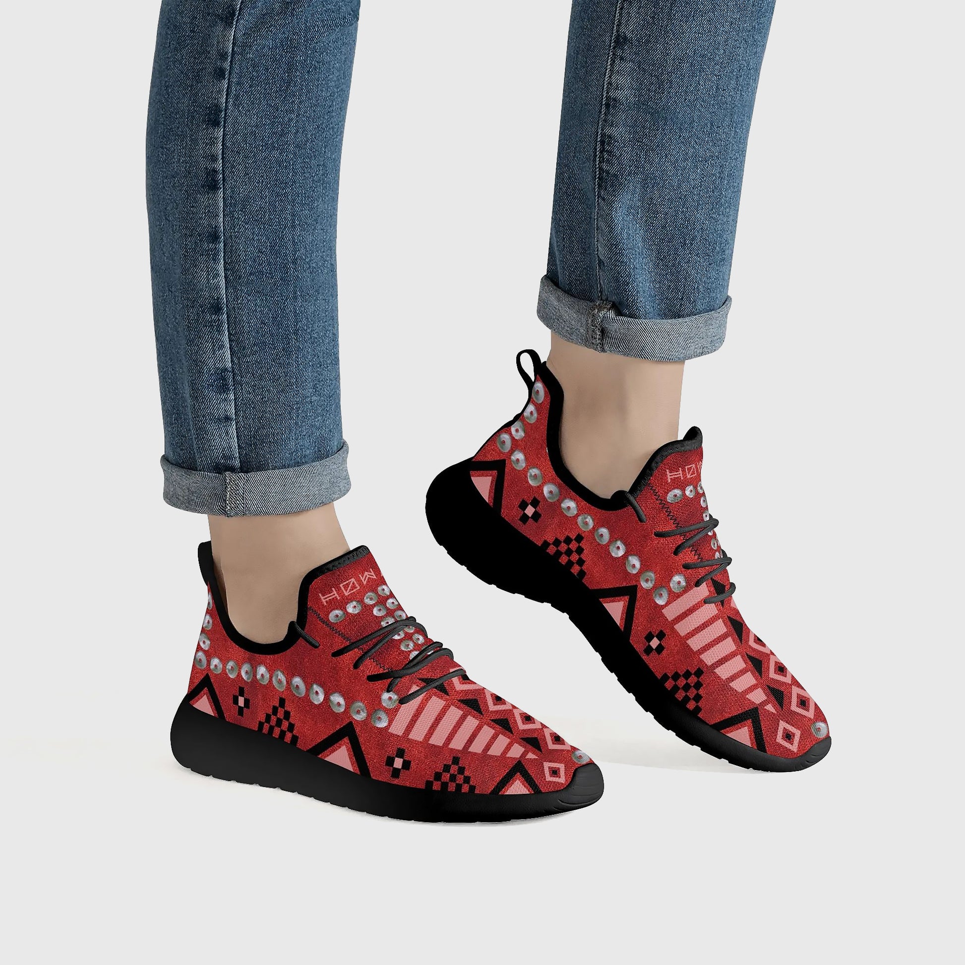 red*indigenous*native*american*customizable*shoes*men