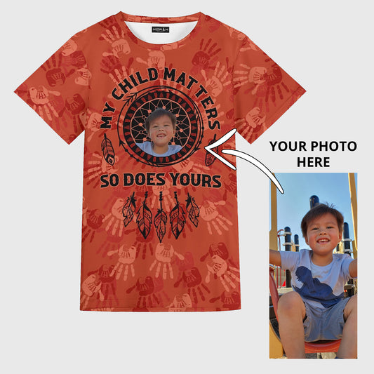 orange*indigenous*native*american*every child matters*custom*tee*shirt*t-shirt*tshirt*unisex*men*women