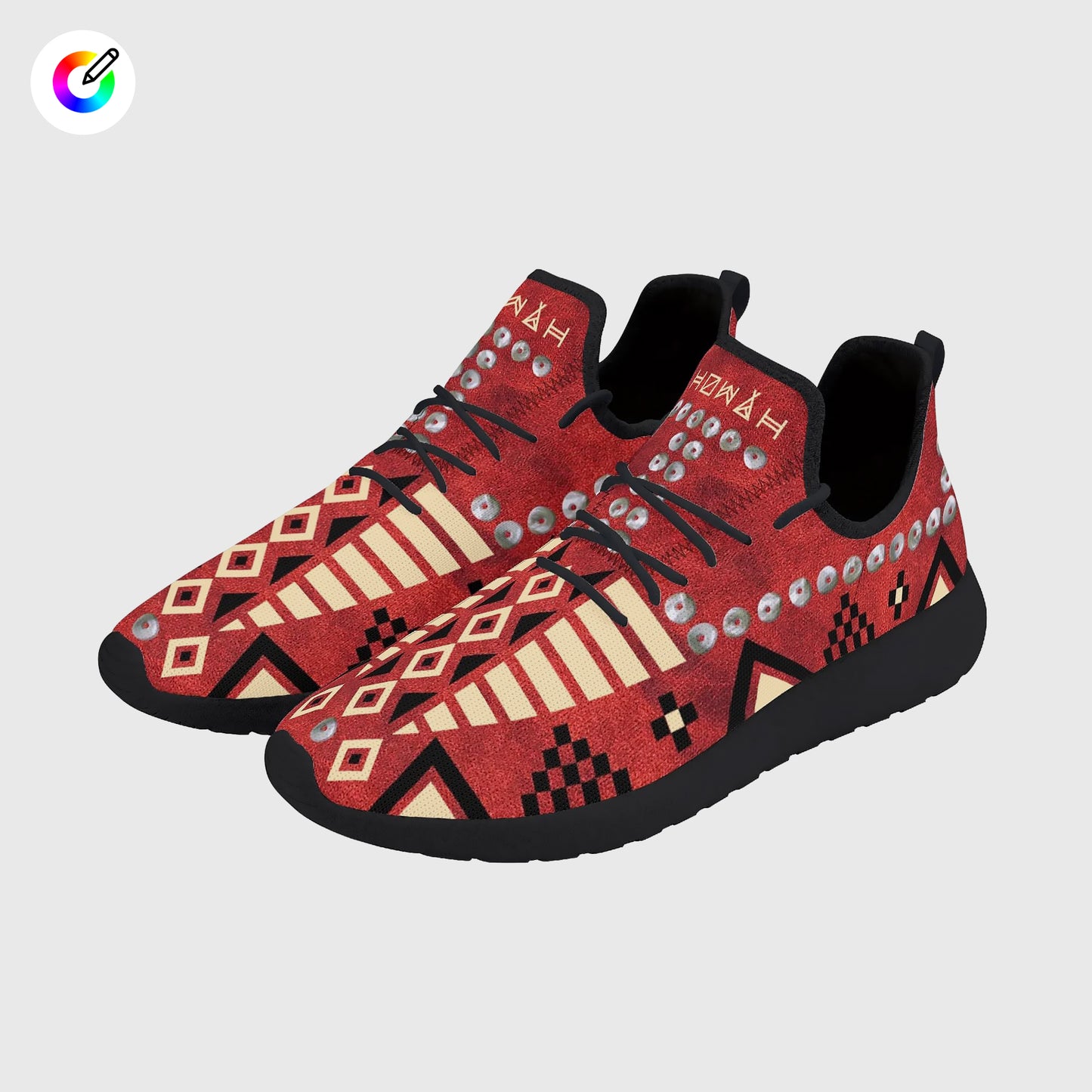 red*indigenous*native*american*customizable*shoes*men