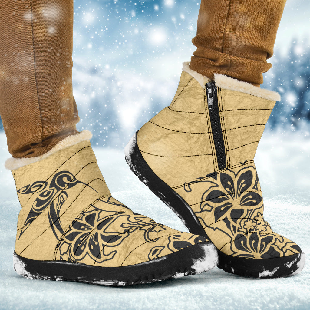 natural*indigenous*native*american*hummingbird*insulated-Boots*winter*boots*zipper-boots*snow-boots*women