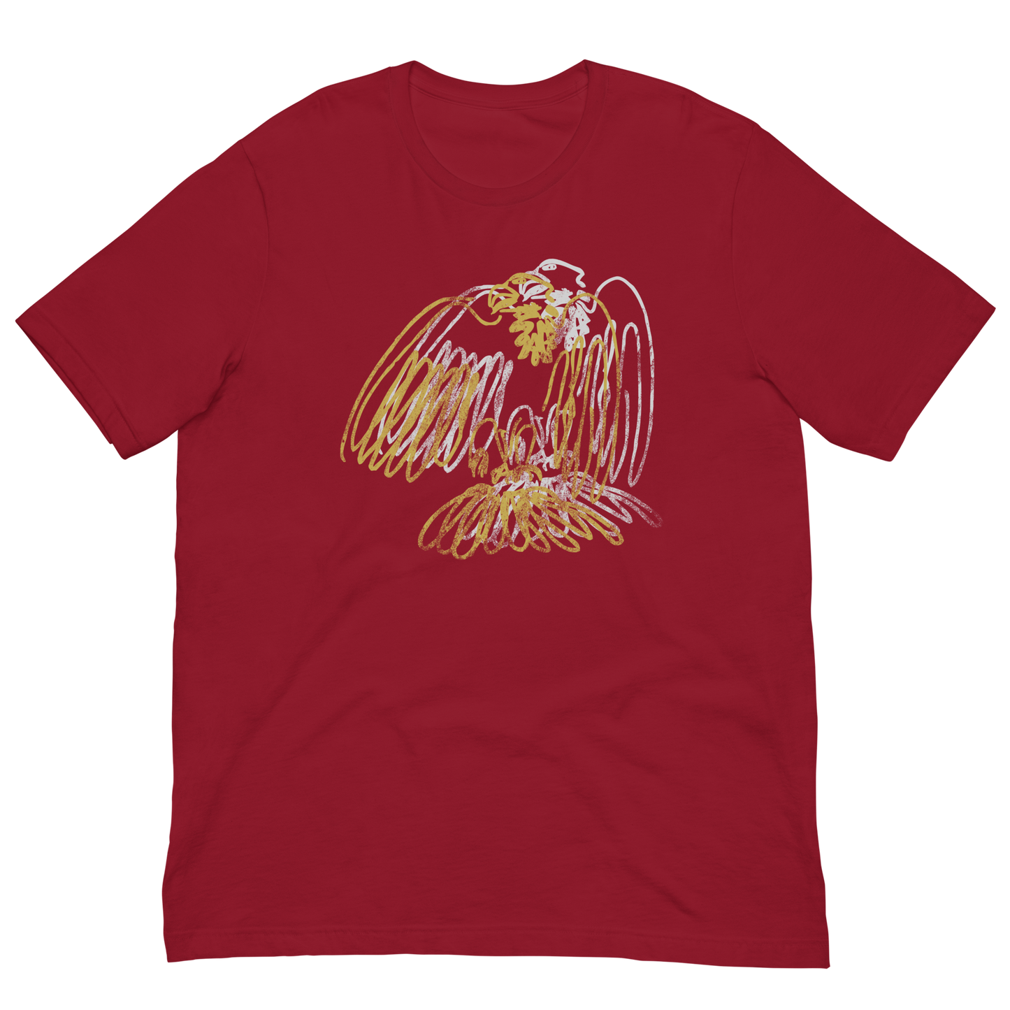 red*indigenous*native*american*eagle*t-shirt*men's