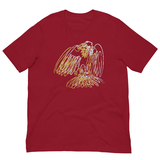 red*indigenous*native*american*eagle*t-shirt*men's
