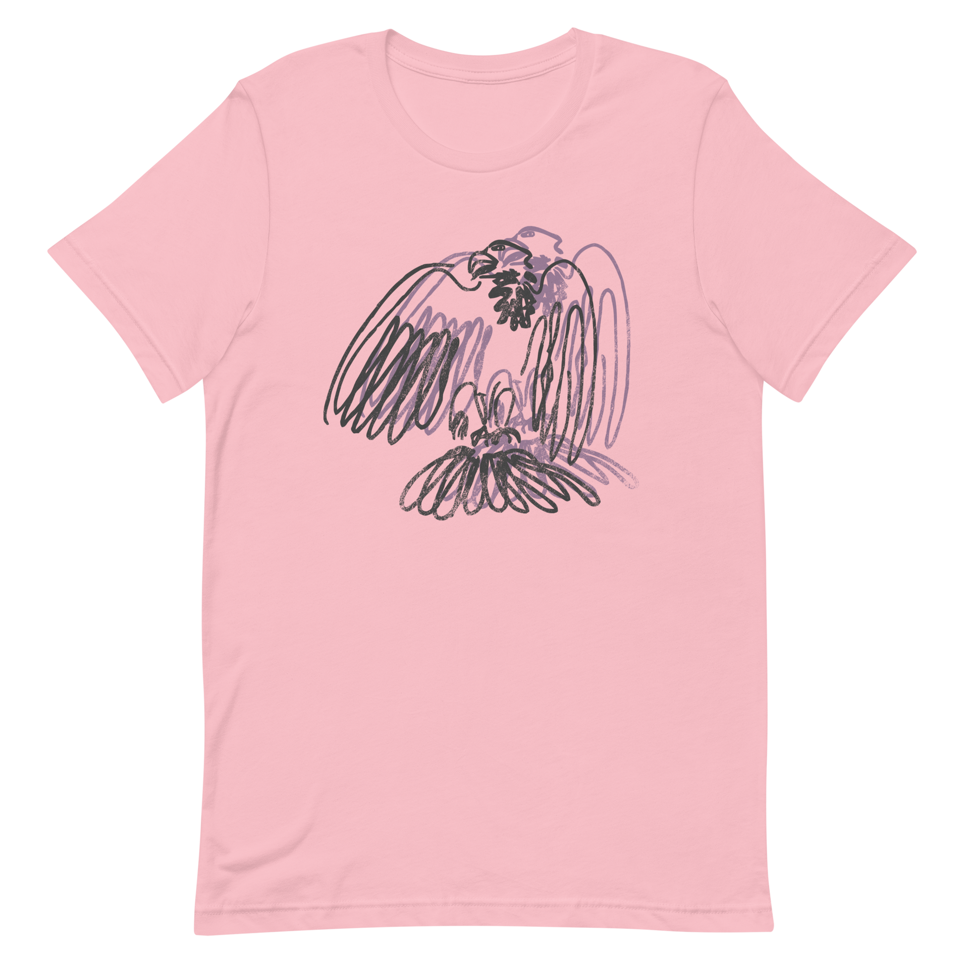pink*indigenous*native*american*eagle*t-shirt*women's